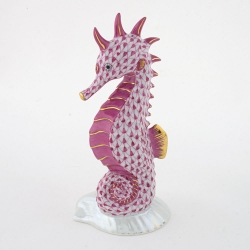 Herend Seahorse on Scallop Shell