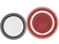Versace La Greca Signature Black + Red