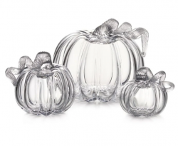 Simon Pearce Glass Pumpkins