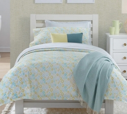 SFERRA Geometrico Aqua Youth Sheeting