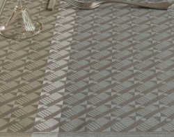 Le Jacquard Francais Veine Graphique Grey Coated