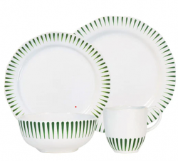 Juliska Sitio Stripe Basil Dinnerware