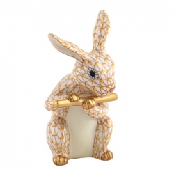 Herend Flute Bunny