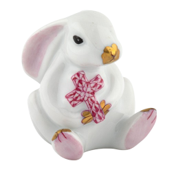 Herend Bunny With Cross
