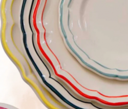 Gien Handpainted Filets Collections