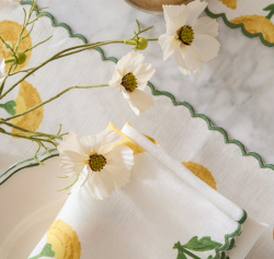 Matouk Gisele Marigold Table Linens