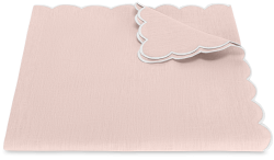 Matouk Dakota Pink/White