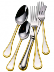 Couzon Le Perle Gold Accent Stainless