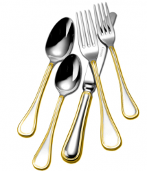 Couzon Lyrique Gold Accent Stainless