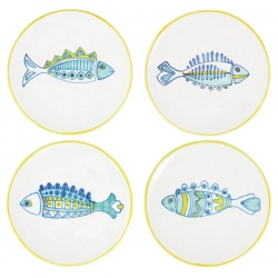 Vietri Elba's Fish Dinnerware
