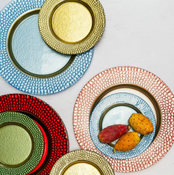 Vietri Pelli Glass Dinnerware