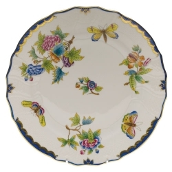 Herend Queen Victoria Blue Border Dinnerware