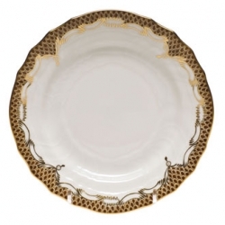 Herend Fishscale Brown Dinnerware