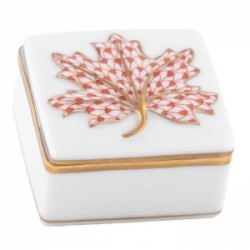 Herend Maple Leaf Boxes