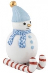Herend Skiing Snowman