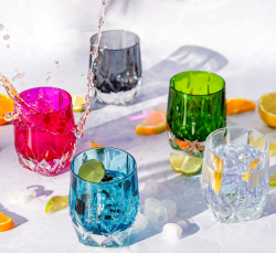 Vietri Gemma Diamond Glassware