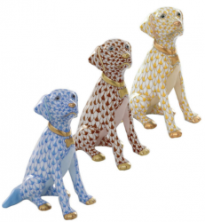 ヘレンド　ドッグ Labrador / Hunter Dog - Yellow - Herend Animal Figurine