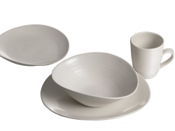 Simon Pearce Barre Alabaster Dinnerware