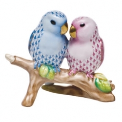 Herend Love Birds on Branch