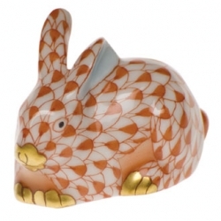 Herend Miniature Lying Rabbit