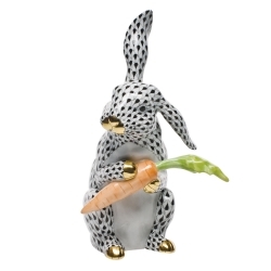Herend Large Bunny with Carrot