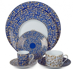 Philippe Deshoulieres Vignes Bread and Butter Plate - Blue