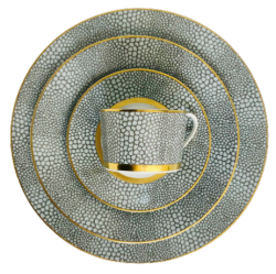 Royal Limoges Makasssar Grey Gold