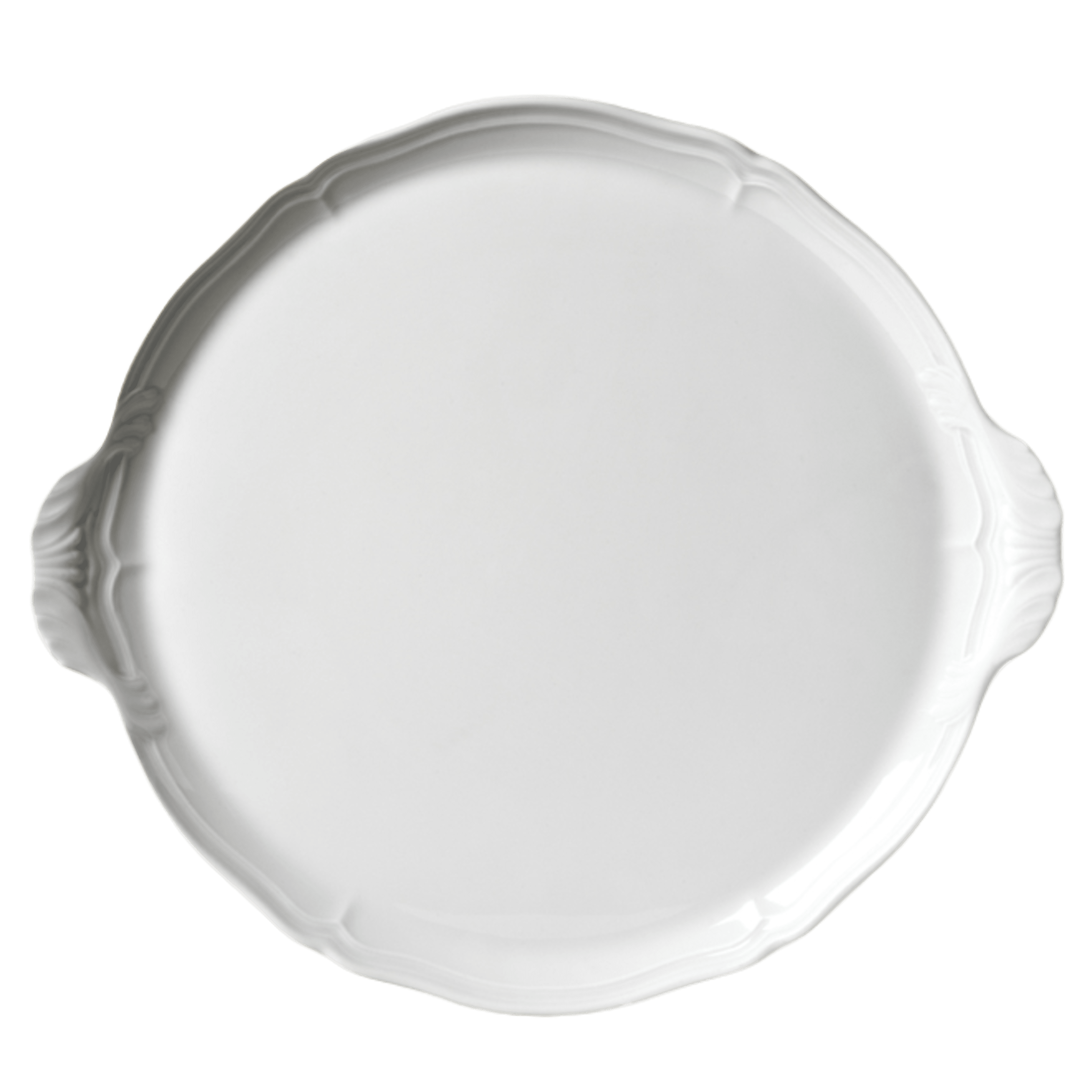 Ginori Antico Doccia White Cake Plate