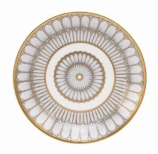 激レアPhilippe Deshoulieres Cinema 大皿　4枚 Philippe Deshoulieres Arcades Grey & Matte GoldBread & Butter Plate