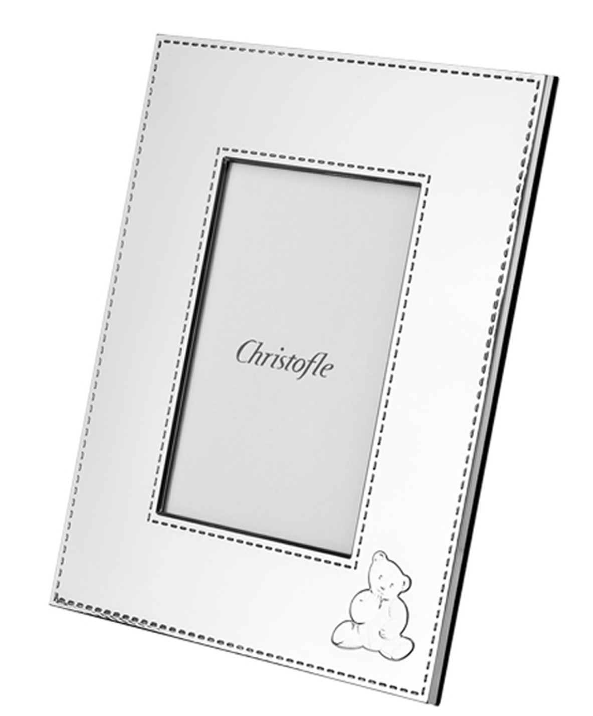 Christofle Charlie Bear Rectangular Frame_Chritofle Silver Baby Frames
