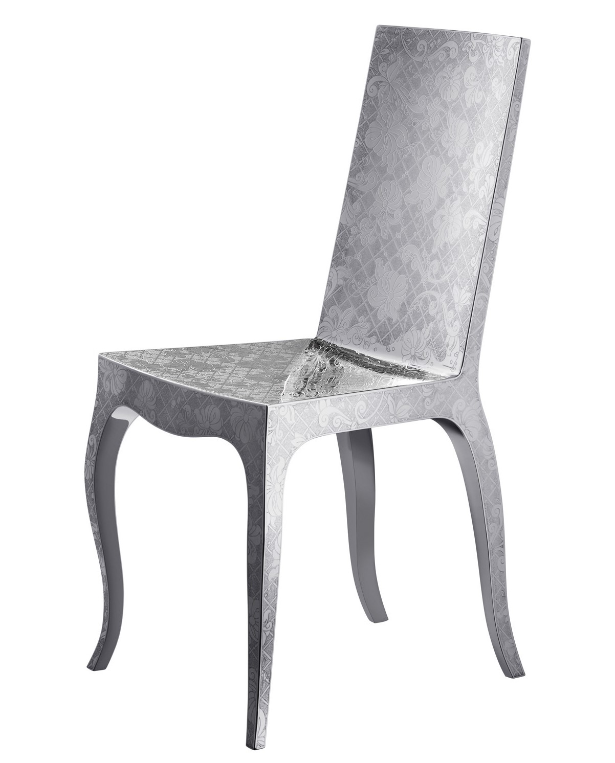 christofle jardin d'eden stainless steel chair