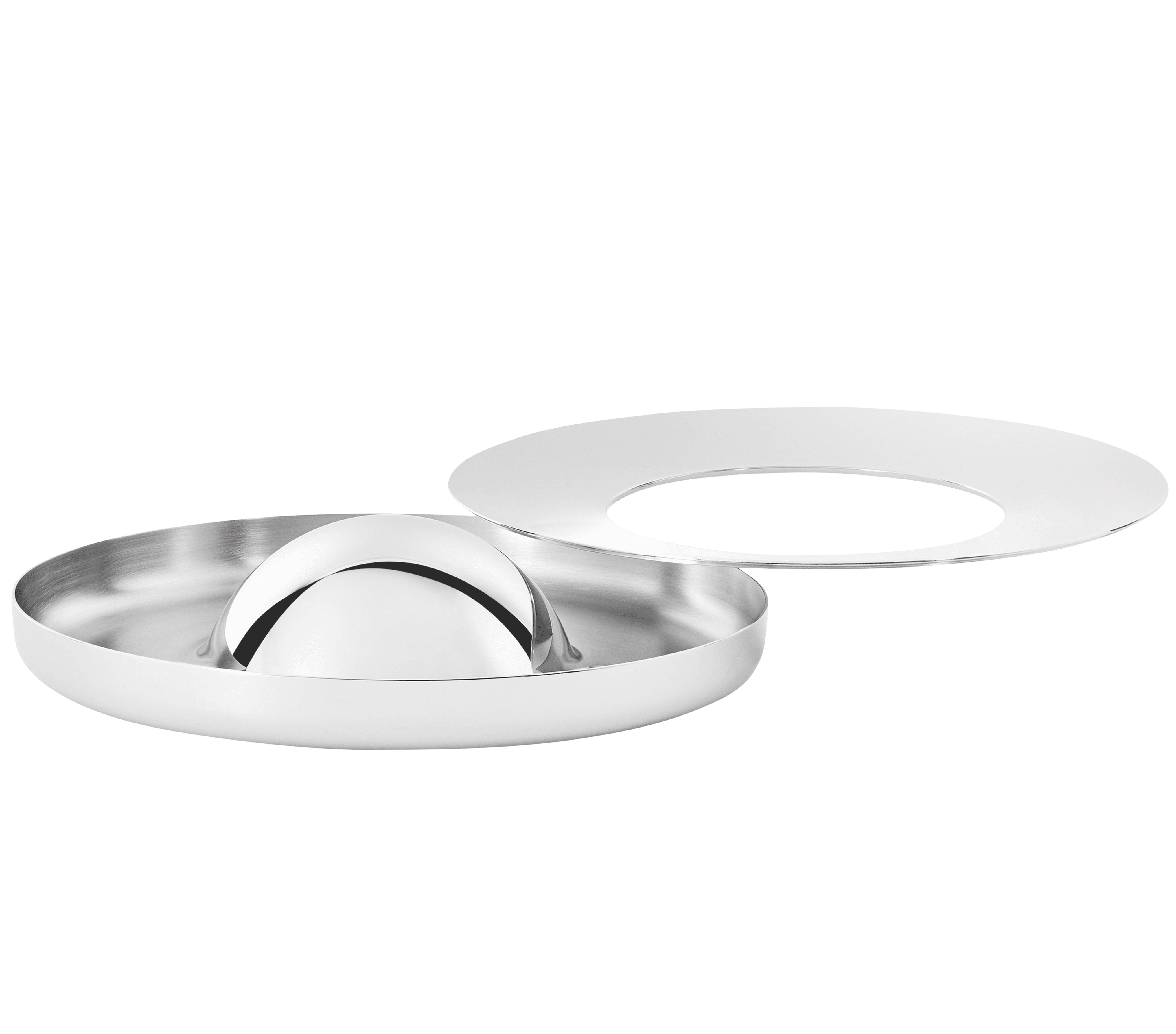 Christofle OH Ashtray Large_Christofle OH Stainless Accessories