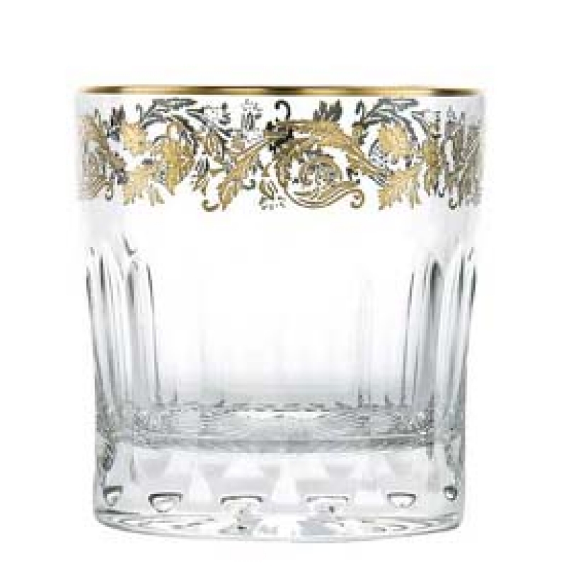 CHRISTOFLE Marly Or Double Old Fashion Glass