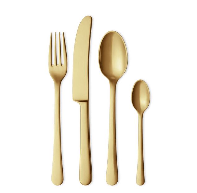Jensen Copenhagen Matte Gold Stainess 4 Piece