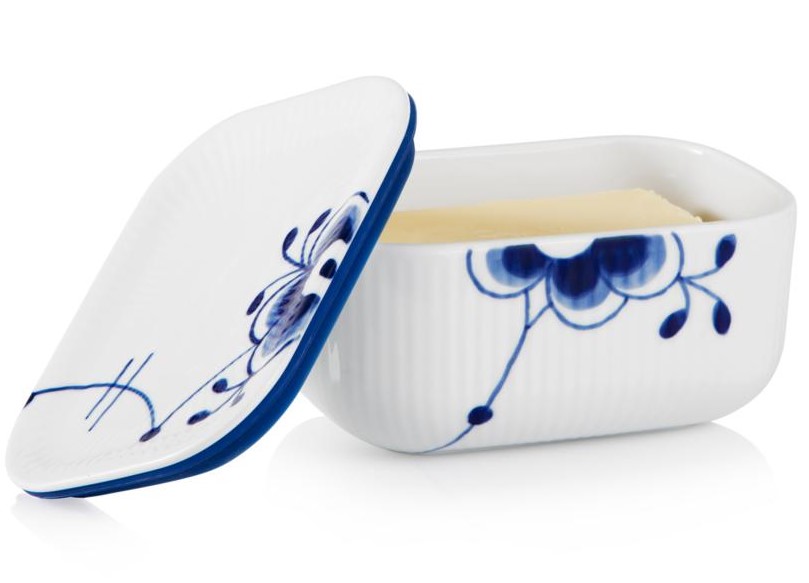 Royal Copenhagen Blue Fluted Mega Butter Dish