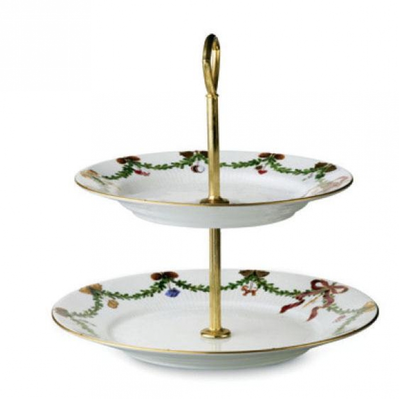 Royal Copenhagen Star Fluted Etagere - Thumbnail 2