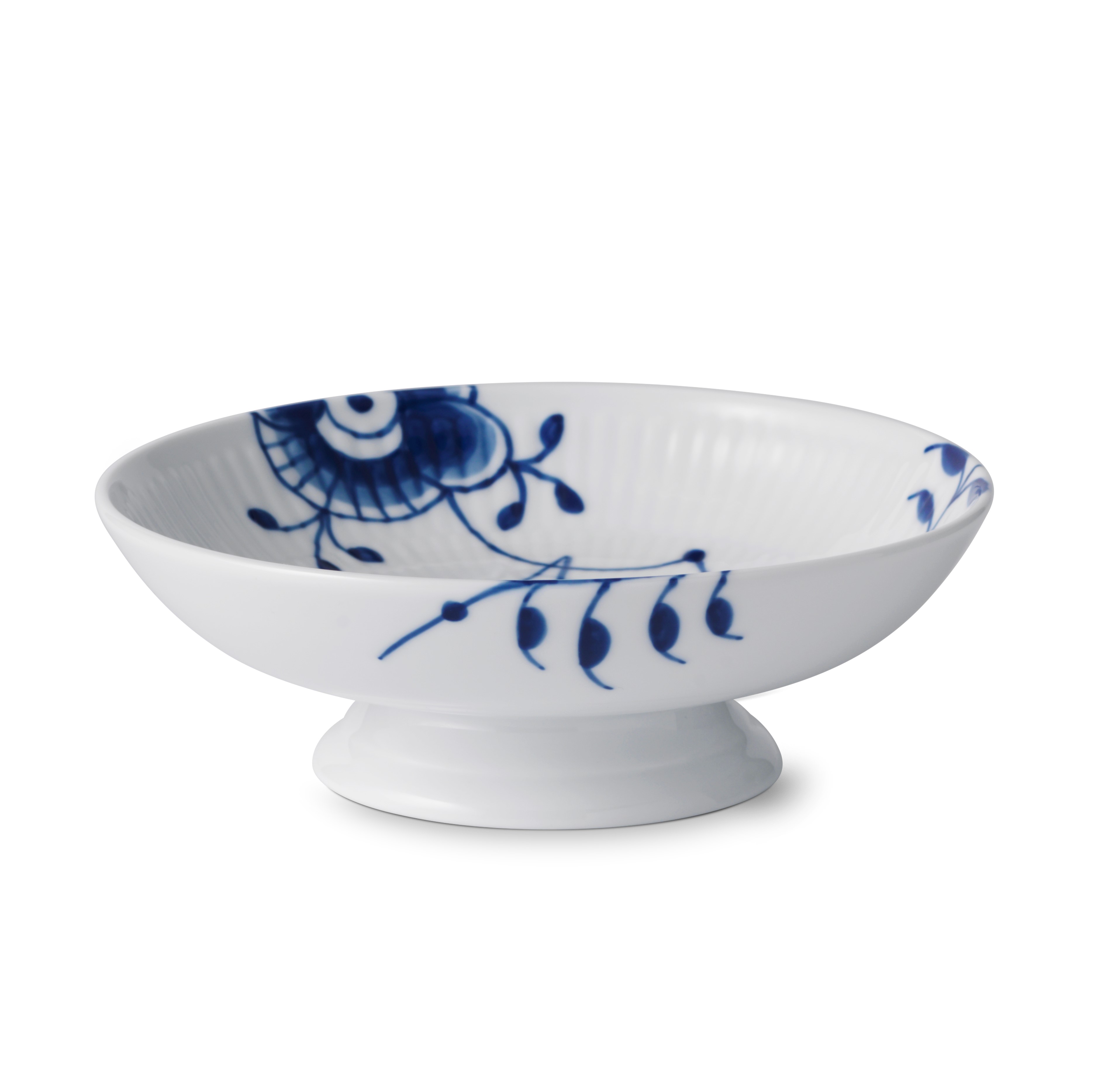 Royal Copenhagen Blue Fluted Mega Footed Bowl
