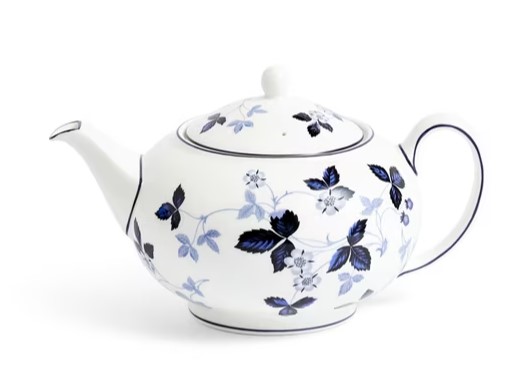 Wedgwood Wild Strawberry Inky Blue Teapot_Wedgwood Blue Wild 