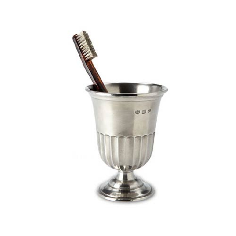 MATCH PEWTER Impero Toothbrush Cup - Thumbnail 2