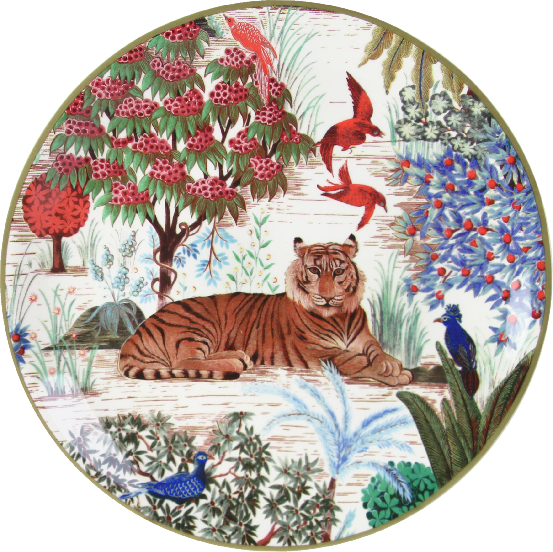 Gien Le Jardin Du Palais Canape Plate