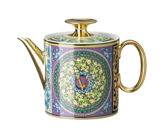 Versace by Rosenthal Barocco Mosaic Tea Pot Versace Barocco Mosaic