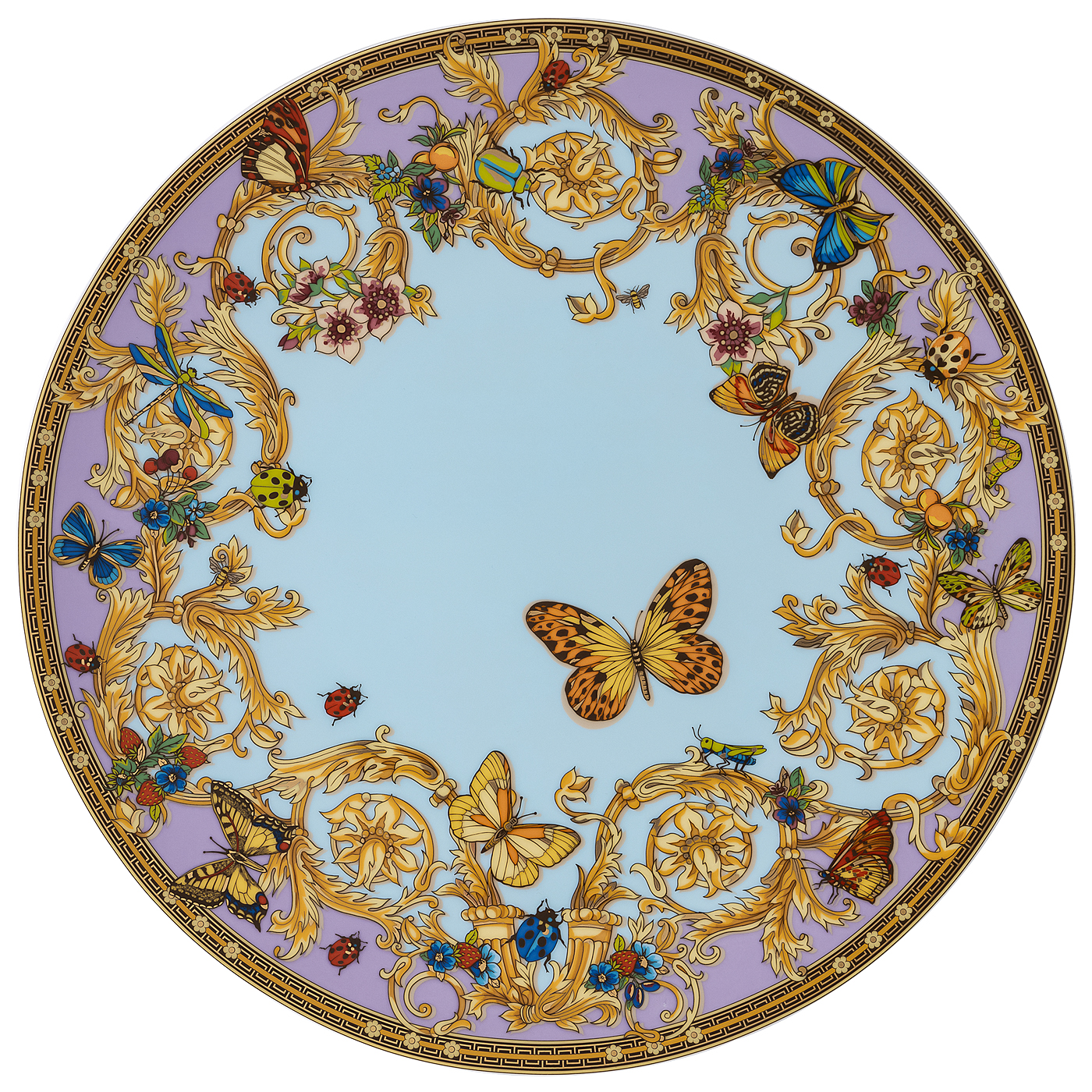 Versace Butterfly Garden Modern Service Plate_Versace Butterfly