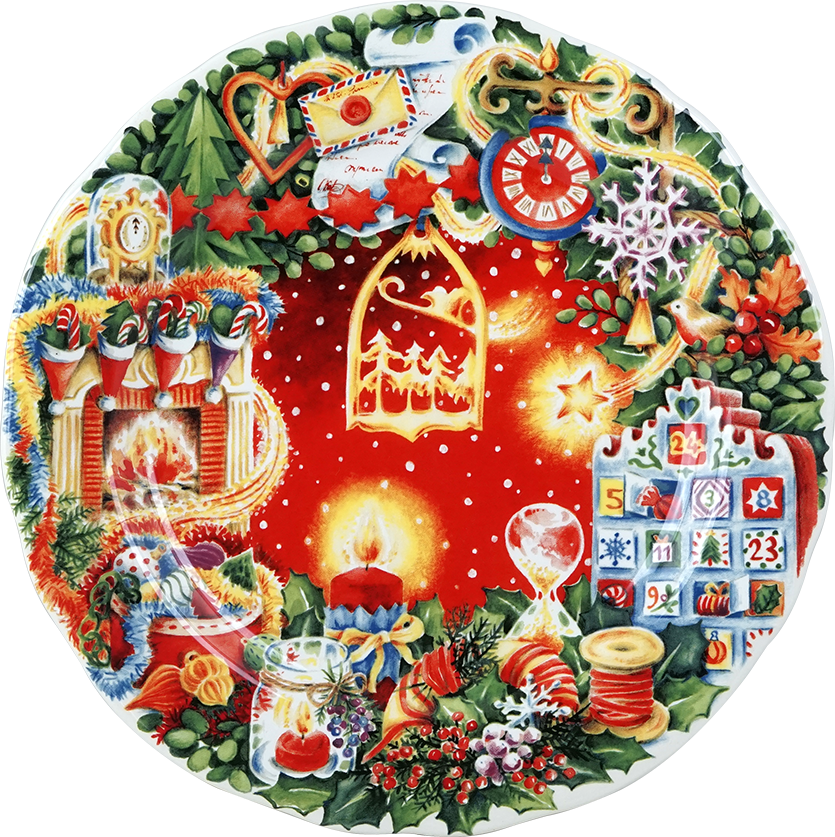 Gien 2023 Annual Christmas Plate _2023 Gien Christmas Plate_Gien