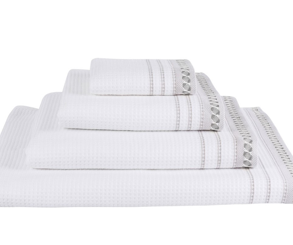 Le Jacquard Francais Envol Dark Grey Bath Towel