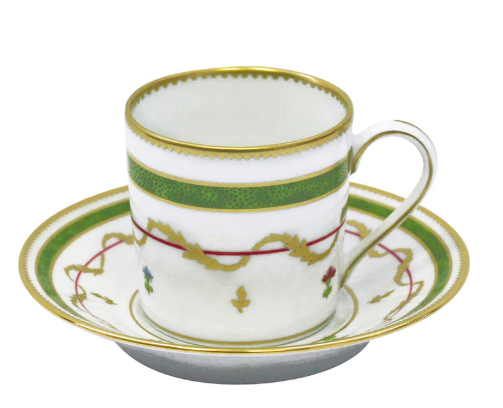 Haviland Vieux Paris Coffee Cup and Saucer