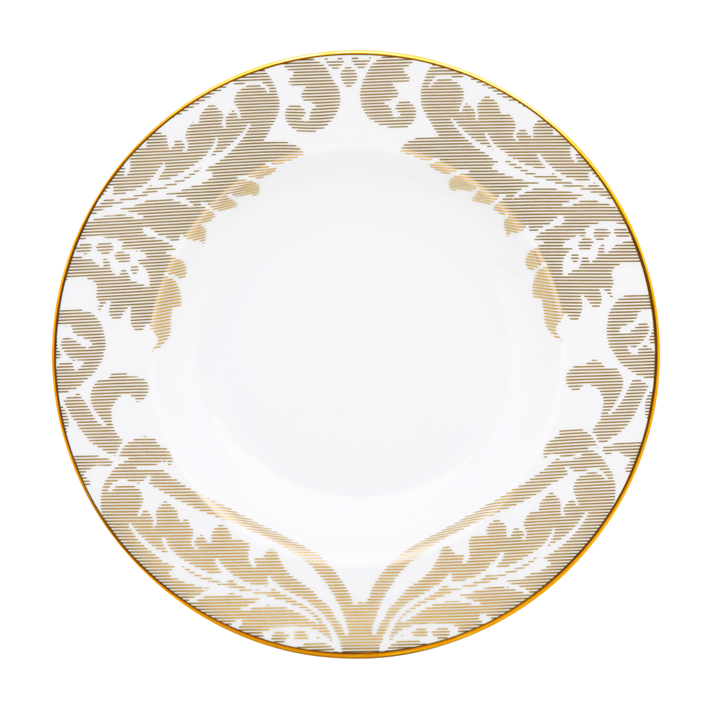 Haviland Damassé Soup Plate