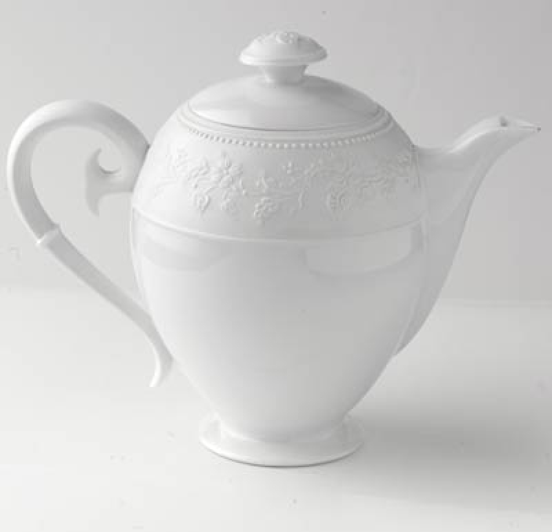 J.L. Coquet White Coffee Pot