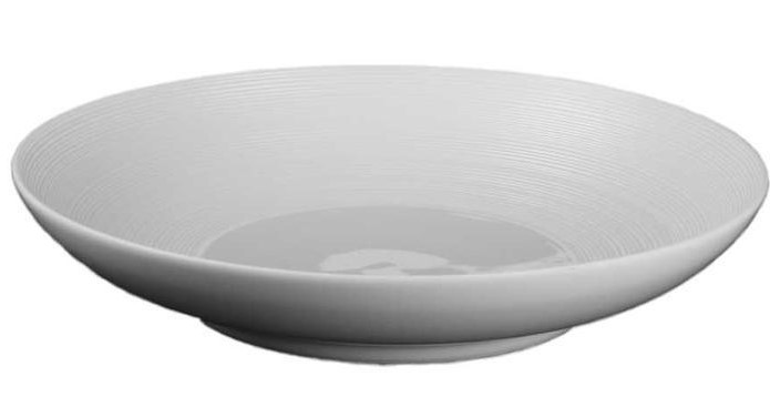 JL Coquet Hemisphere WhitePasta Plate Medium