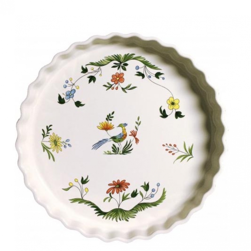 Gien Oiseaux De Paradis Pie Dish_Gien Oiseaux de Paradis