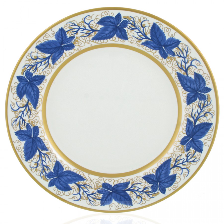 William Yeoward Hampton Court Blue Dinner Plate